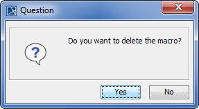 Deleting a Macro