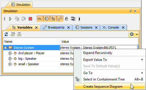 Creating an Empty Sequence Diagram