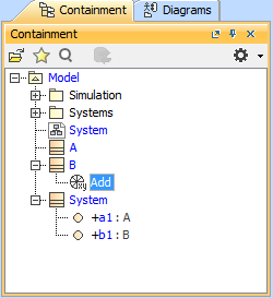 Opaque BehaviorAdd Owned by Class Bunder the Data Model