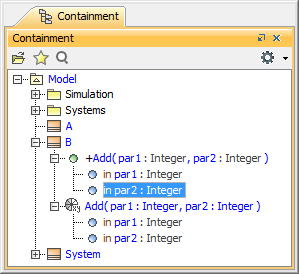 Creating Parameter par2 of Type Integer and of 'in' Direction