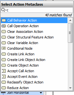 MagicDraw 2022x Refresh2 > Working with Actions > select_action_metaclass.png