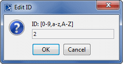 Edit ID dialog