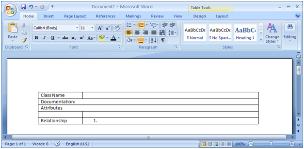 Basic Document Layout