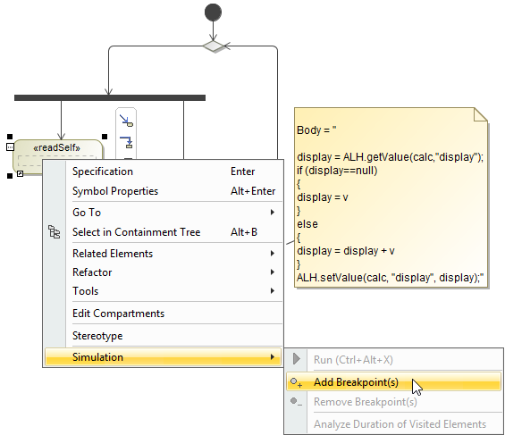 Adding a Breakpoint