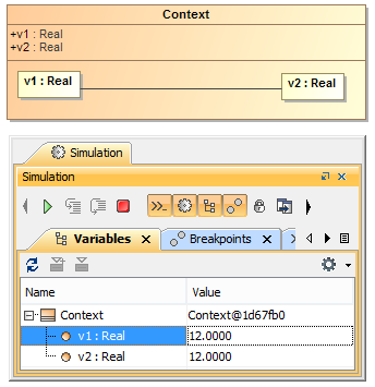 Primitive Value Binding with a UML Binding Connector