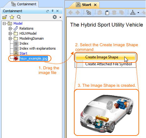 Creating Image Shape by dragging an attached image file