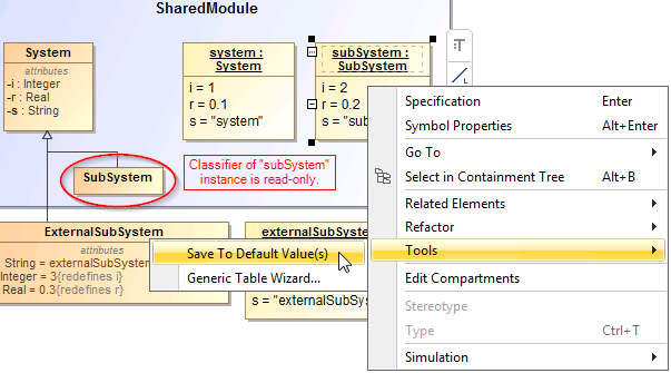 Updating the Default Value of a Read-Only Property