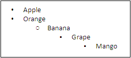 Sample of RTF, ODF or HTML Document Outputs