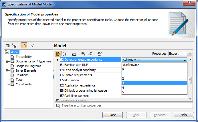 Use Case Driven Model Data E3