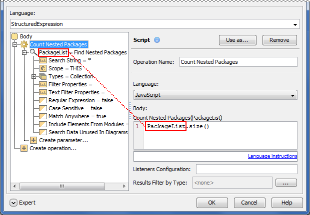 Using Find operation to simplify script body