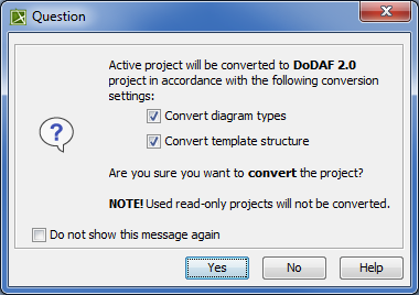 Question dialog