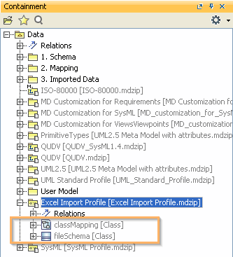 Excel Import Stereotypes