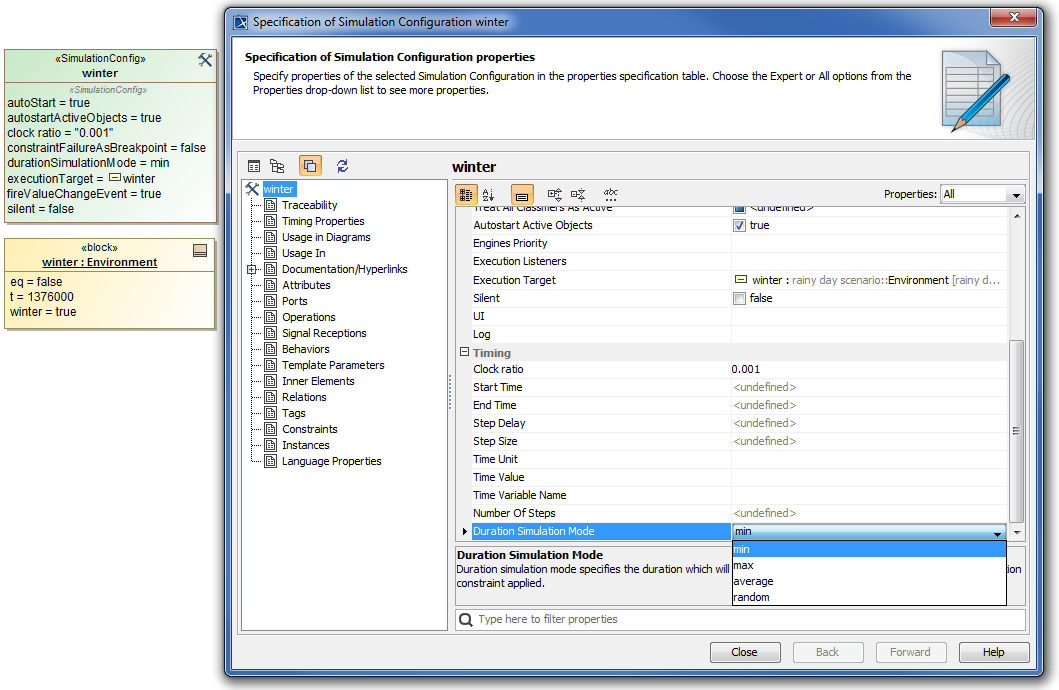 Cameo Simulation Toolkit 19.0 LTR SP4 > Activity duration simulation > Spec_durationAnalysis.png