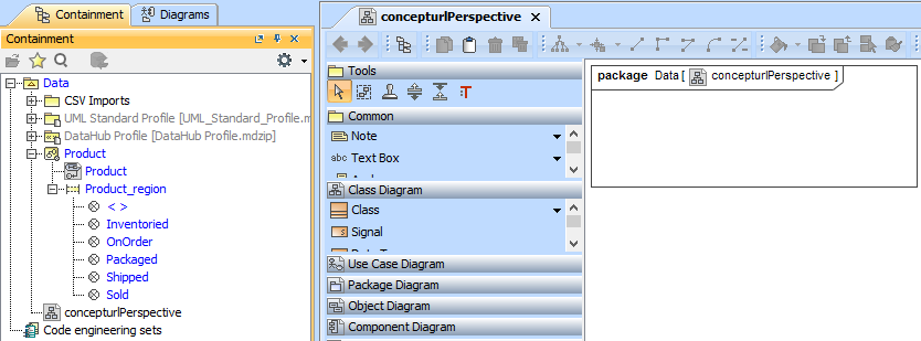 The Imported Pseudo State Shown in the Containment Tree