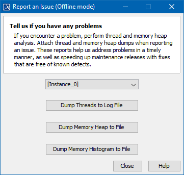MagicDraw 2021x > Reporting Issues > report_an_issue_offline_dialog.png