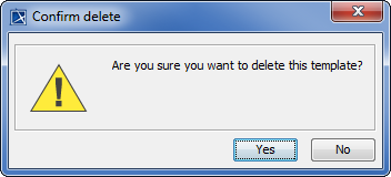 Confirm Delete Dialog 